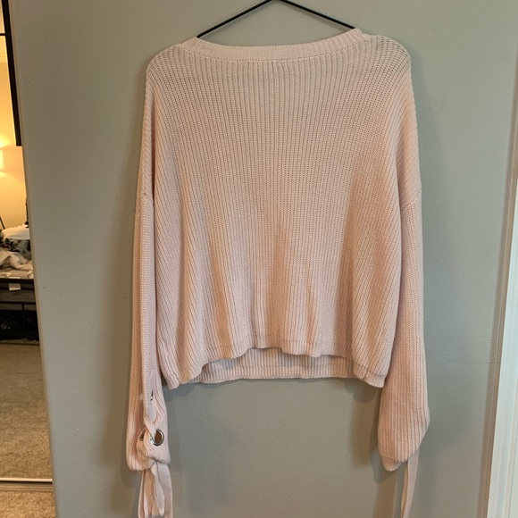 Lulus Oversized Pink Sweater XS - Picture 6 of 6